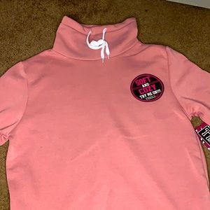 Blush pink turtle neck sweater